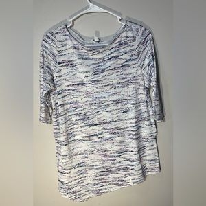 Pure Jill Womans Quarter Sleave top size XS